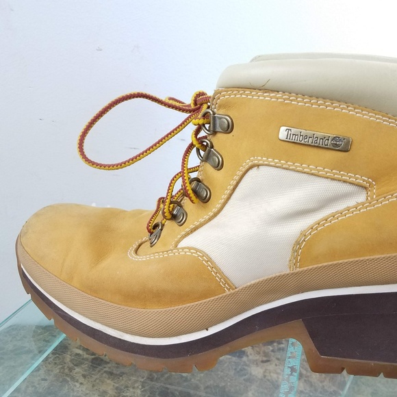 Timberland Brown Leather Lace Up Ankle Boots 9M - Picture 3 of 8